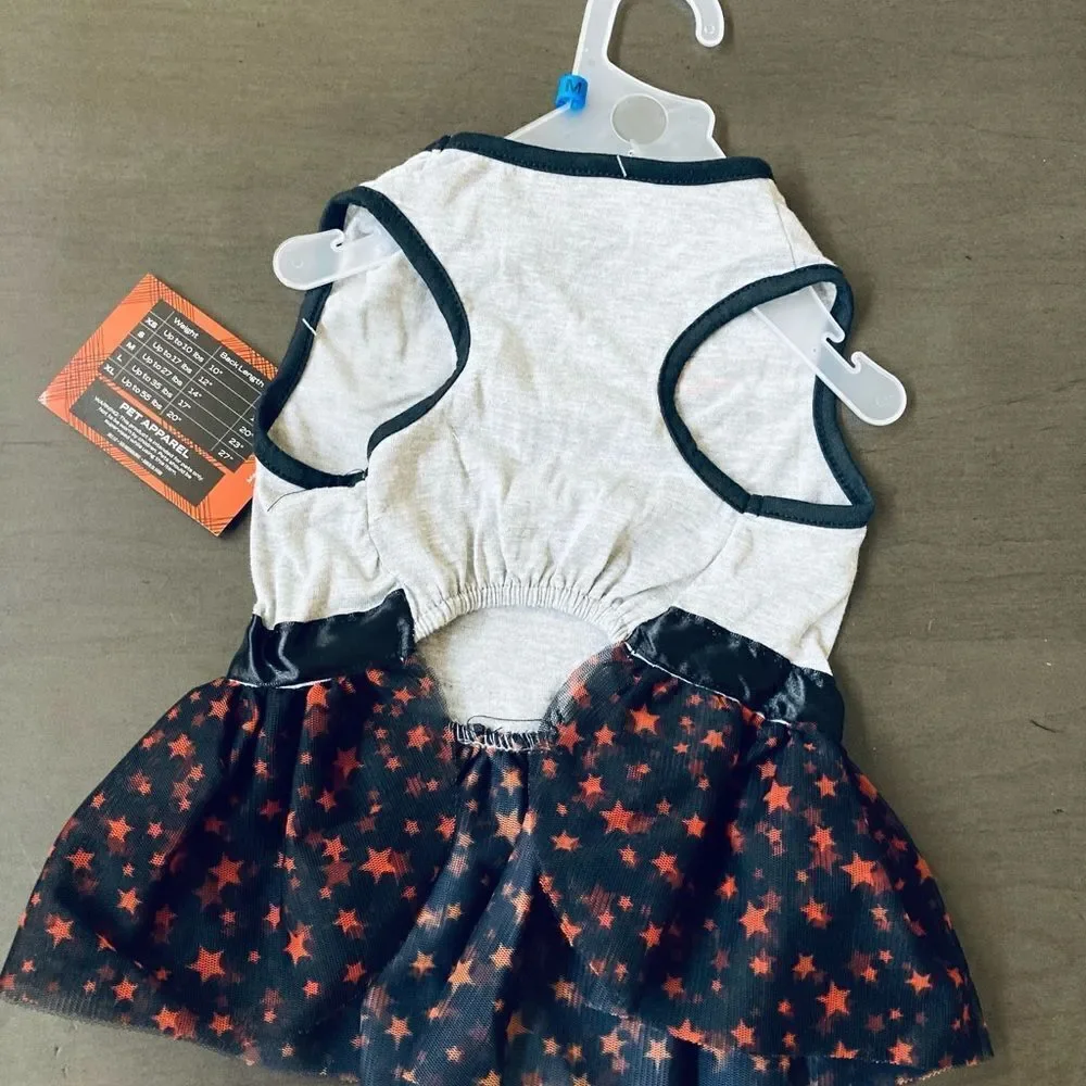 NWT Dog Halloween Witch “Drive a Stick” Pet Costume Dress